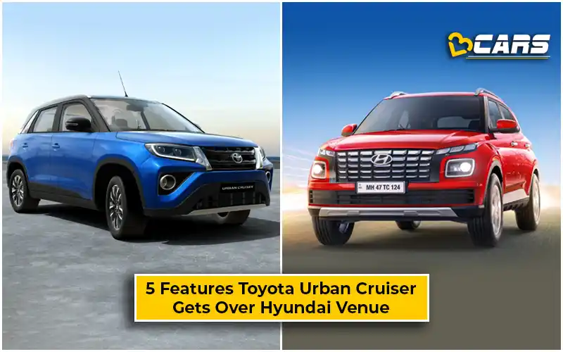 Features Toyota Urban Cruiser Gets Over Hyundai Venue